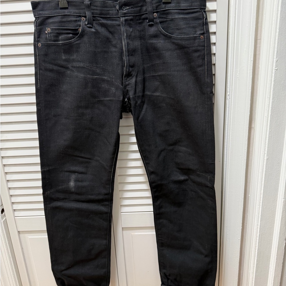 Momotaro Dark Denim Straight Jeans